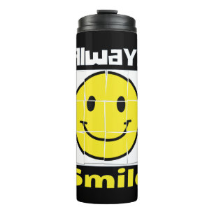 Emoji-Lächeln Thermosbecher