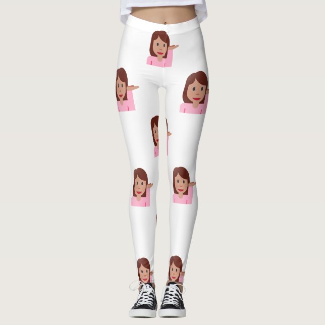 Emoji Leggings (Vorderseite)