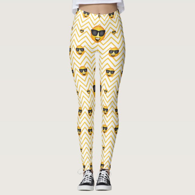 Emoji Leggings (Vorderseite)