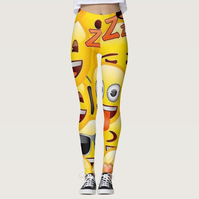 Emoji Leggings (Vorderseite)