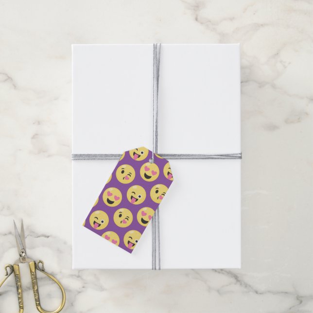 Emoji-Liebe Geschenkanhänger (Mit Garn)