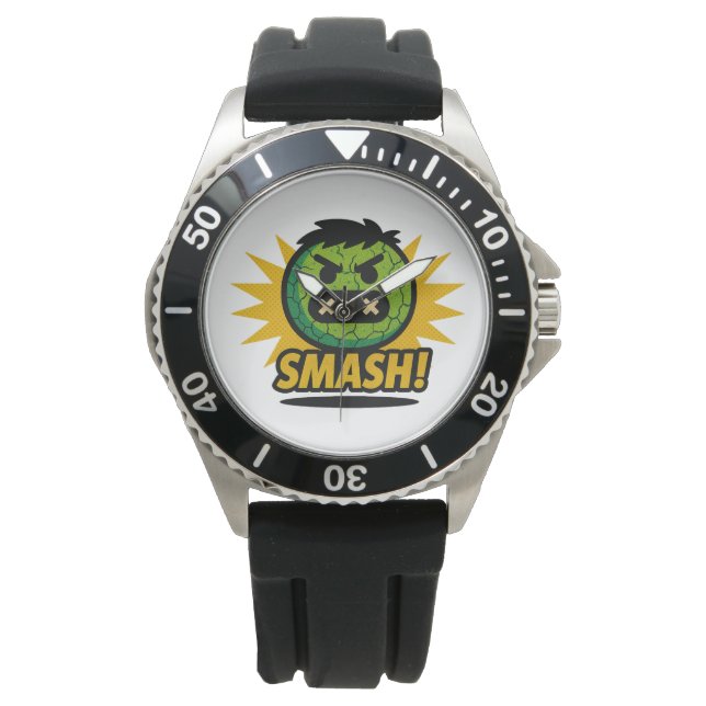Emoji Madness Armbanduhr (Vorderseite)
