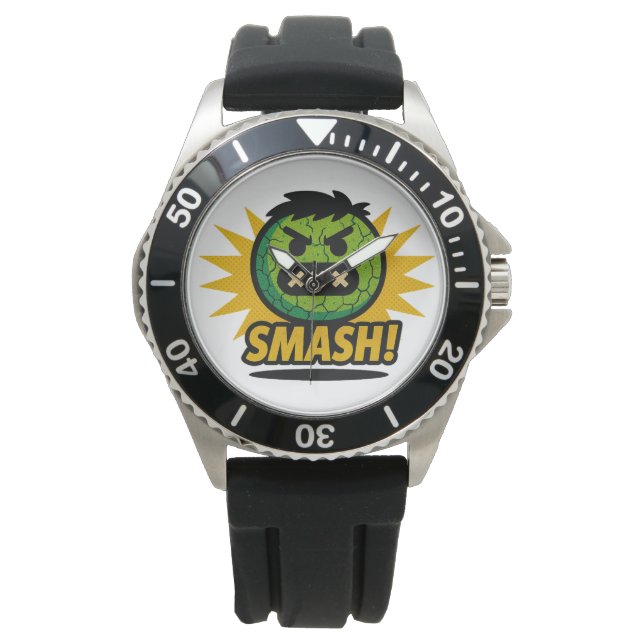 Emoji Madness Armbanduhr (Vorderseite)