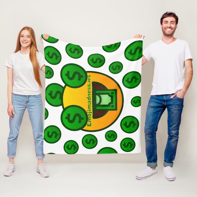 Emoji Madness Fleecedecke (Beispiel)