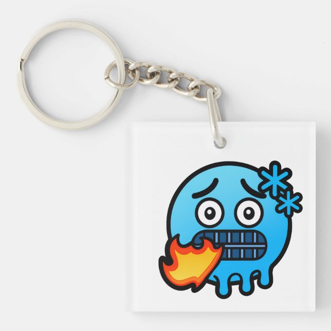 Emoji Madness Schlüsselanhänger (Vorderseite)