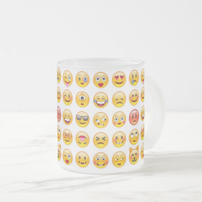 emoji mattglastasse (VorderseiteRechts)