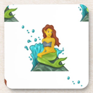 Emoji mermaid untersetzer