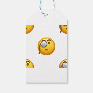 Emoji-Monokel Geschenkanhänger
