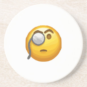 Emoji-Monokel Untersetzer