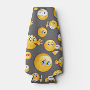 Emoji Muster 2 Flaschenkühler