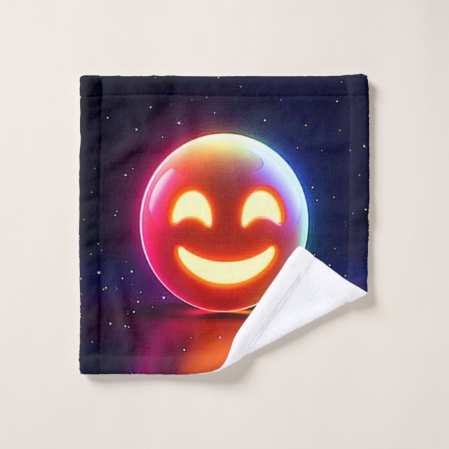 Emoji Orb Joyeux (Gant de toilette)