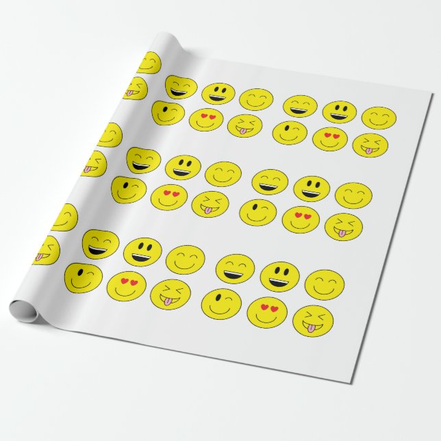 Emoji Packpapier (Ungerollt)