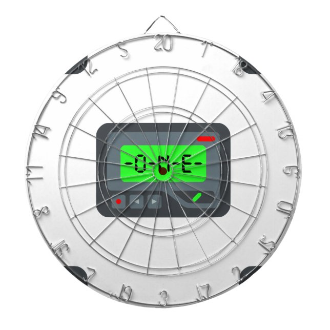 Emoji Pager Dartscheibe (vorne)