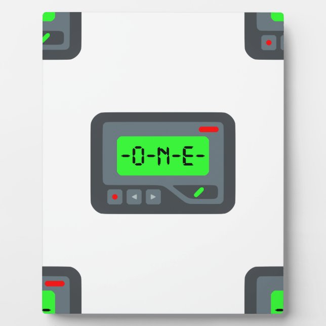 Emoji Pager Fotoplatte (Vorderseite)