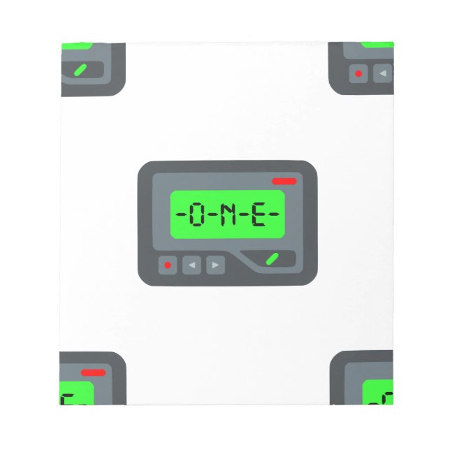 Emoji Pager Notizblock (Vorderseite)