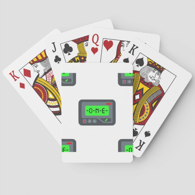 Emoji Pager Spielkarten (Rückseite)