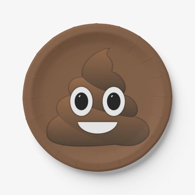 Emoji Paper Teller gekackt, 7" (Vorderseite)