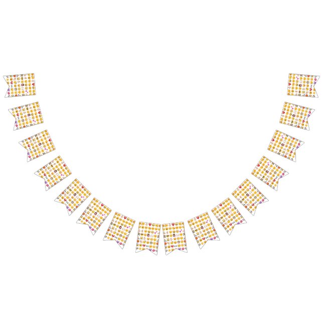 Emoji-Party-Banner Wimpelkette (Alle)