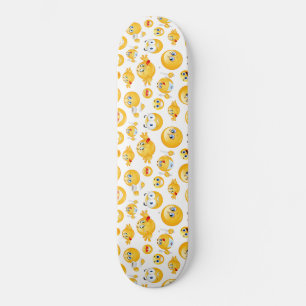 Emoji Pattern Skateboard