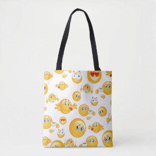 Emoji Pattern Tasche