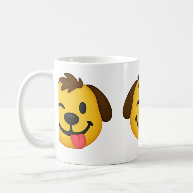 Emoji Perro Divertido – Estilo Kawaii para Amantes Kaffeetasse (Links)