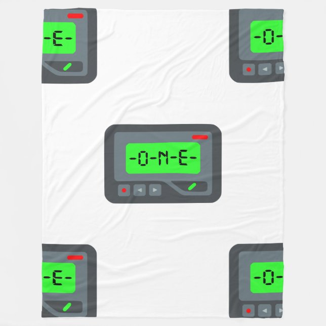Emoji-Pieper-Decke Fleecedecke (Vorderseite)