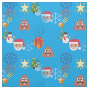 emoji poop tissu de noël