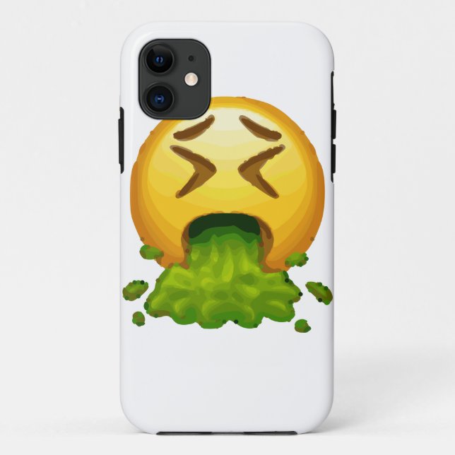 Emoji Puking Case-Mate iPhone Hülle (Rückseite)