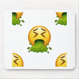 Emoji Puking Mousepad