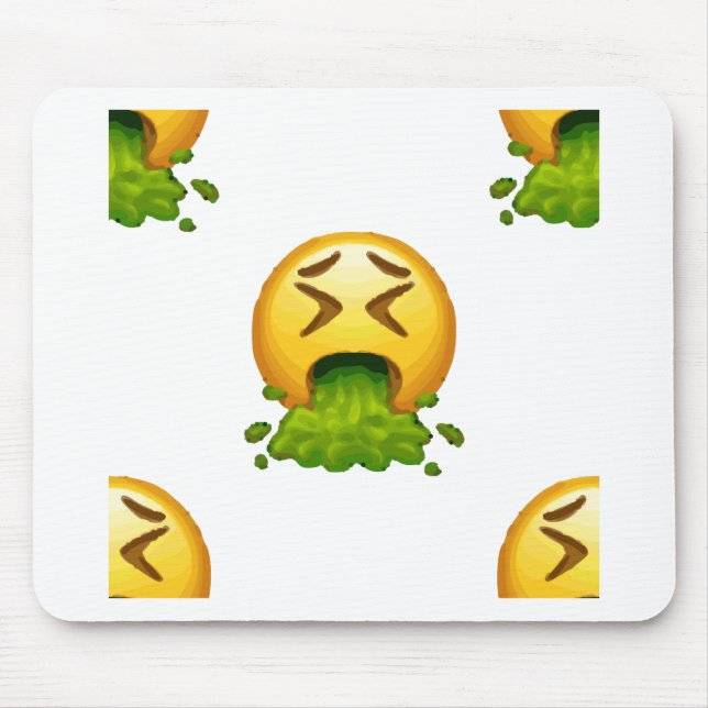 Emoji Puking Mousepad (Vorne)