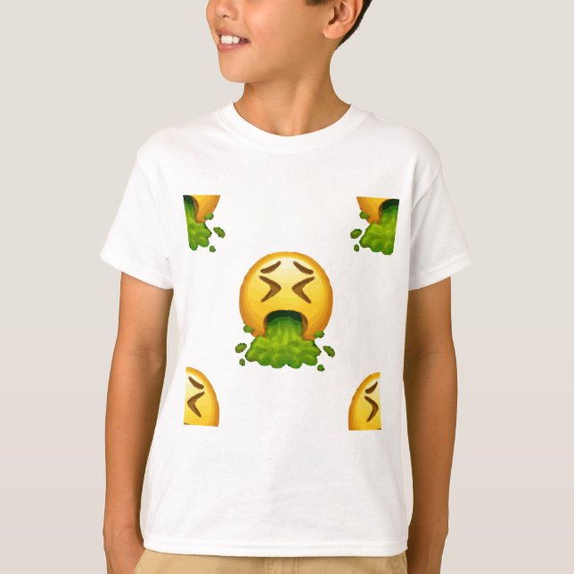 Emoji Puking T-Shirt (Vorderseite)