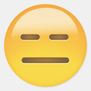 Emoji Runder Aufkleber