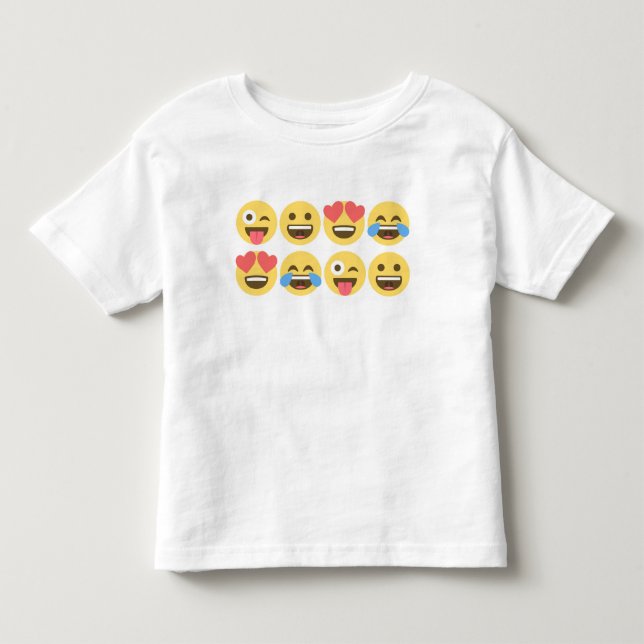 Emoji Shirt - Emoji stellt gegenüber (Vorderseite)