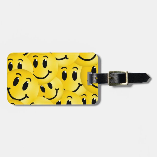 Emoji stellen gegenüber gepäckanhänger (Vorderseite horizontal)