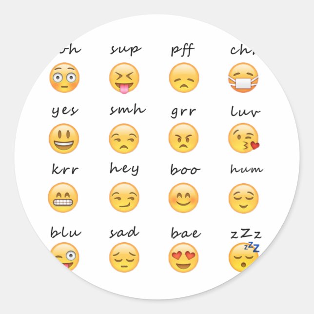 Emoji Sticker (Vorderseite)