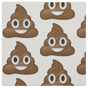 Emoji-Stoff gekackt Stoff