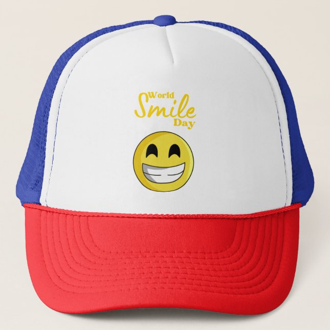 Emoji-T - Shirt Truckerkappe (Vorderseite)