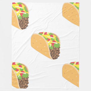 Emoji-Taco Fleecedecke