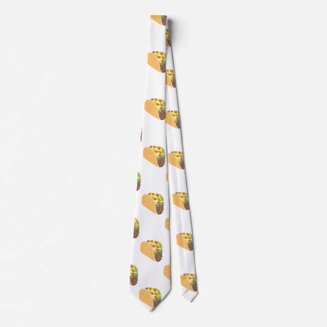 emoji taco homme necktie cravate (Devant)