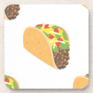 Emoji-Tako Getränkeuntersetzer