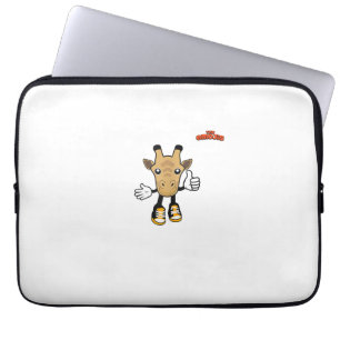 Emoji-Tiergiraffe Daumen hoch Laptopschutzhülle
