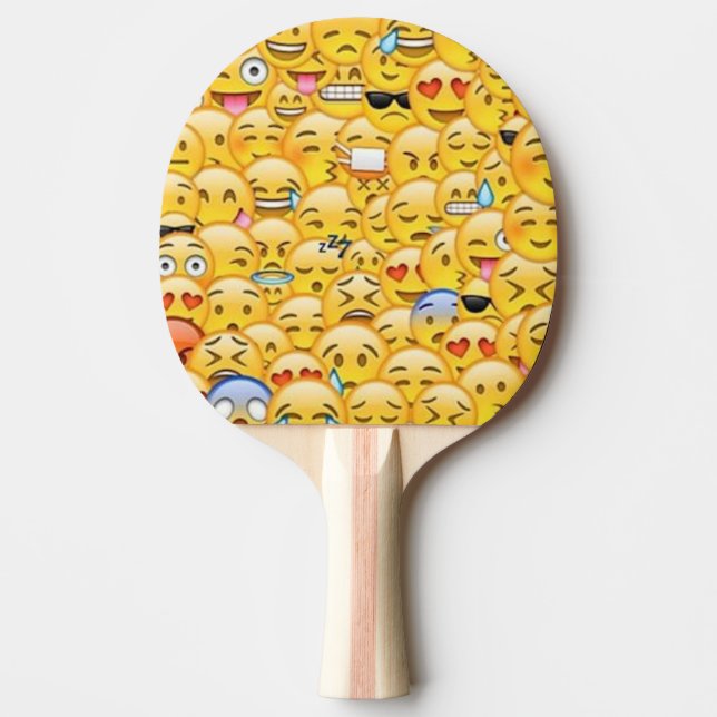 Emoji Tischtennis Schläger (Vorderseite)
