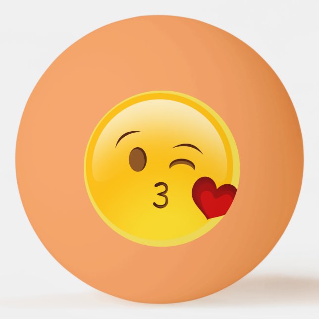 Emoji Tischtennisball (Vorderseite)