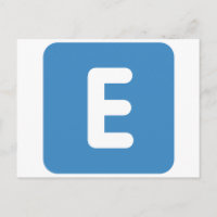 Emoji-Twitter - Buchstabe E