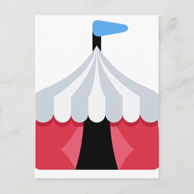 Emoji Twitter - Circus machen Postkarte (Vorderseite)