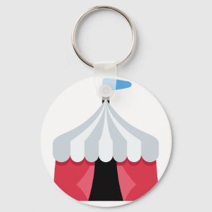 Emoji Twitter - Circus Tent Schlüsselanhänger