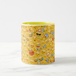Emoji-Überlastung Zweifarbige Tasse