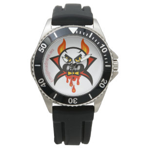 Emoji-Verrücktheit Armbanduhr