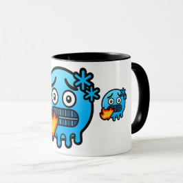 Emoji-Verrücktheit-Tasse Tasse