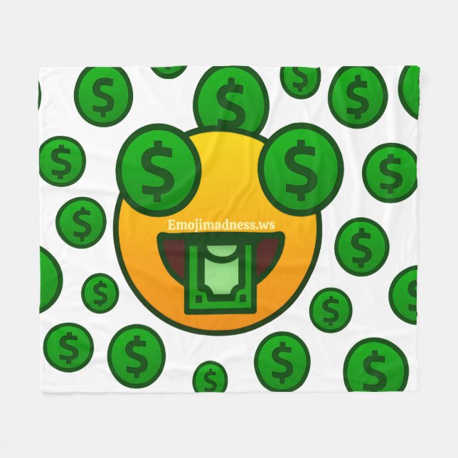 Emoji-Wahnsinn Fleecedecke (Vorderseite (Horizontal))
